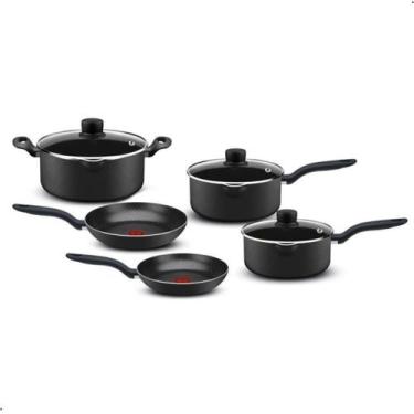 Imagem de Conjunto de Panelas 5 Peças Elegance Limited Preto - Rochedo