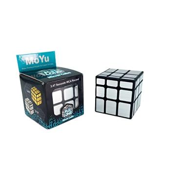 Imagem de Cubo Mágico 3x3 Mirror Blocks Profissional Espelhado Prata E Dourado (Prata)