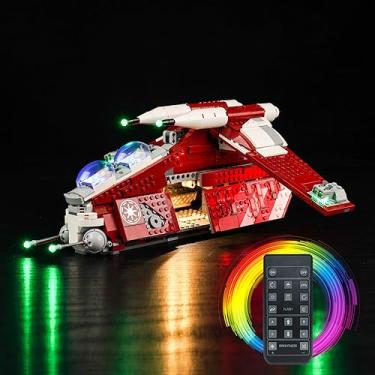 Imagem de Hilighting Upgraded Led Light Kit for Lego The Clone Wars Coruscant Guard Gunship Building Set, Compatible with Lego 75354 Model for Adults, Fun Gift for Lovers (Model Not Included)