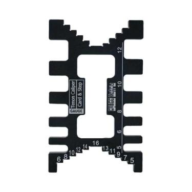 Imagem de Calibrador De Espaços Para Tenon Em Madeira De Alumínio, Métrico E Em 