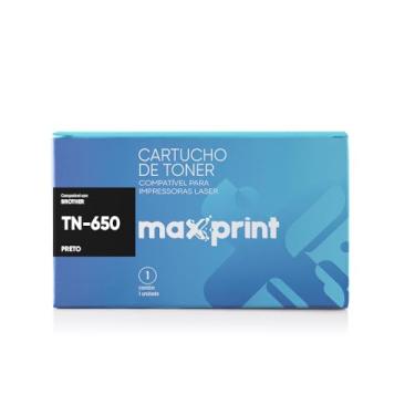 Imagem de Cartucho de toner Maxprint Compatível Brother TN-650 No.TN-650 Preto