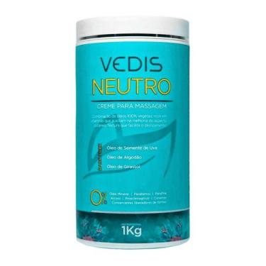 Imagem de Creme de Massagem Neutro Sem Perfume Vedis - 1kg