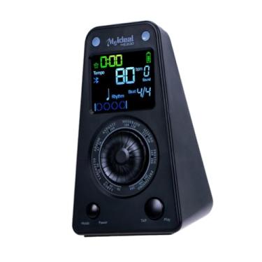 Imagem de simhoa Metrônomo digital para piano, máquina de batida, instrumento musical, concerto, batida, tempo ajustável, Preto