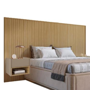 Imagem de Cabeceira Florença Casal E Queen Com 2 Mesas De Cabeceira Hanover Fendi