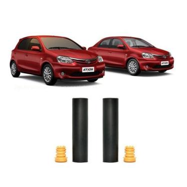 Imagem de Par Batente Coifa Da Suspensão Traseira Etios 2012 2013 2014