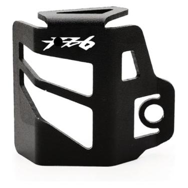 Imagem de BYYINGSUS Tampa de enchimento de óleo de motocicleta protetor de tampa de reservatório de fluido de freio frontal compatível com Y&AMAHA FZ6 FZ-6 ZF6N FZ6R FZ6S FA&zer (preto)