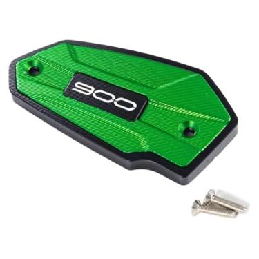 Imagem de Compatível com Z900 Z 900 2017-2021 2022 2023 tampas de fluido de freio dianteiro e traseiro da motocicleta e acessórios de proteção da tampa de enchimento de óleo (verde 900)