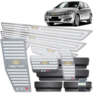 Imagem de Descanso Soleira Pedaleira Auto Vectra Gt-X 2008 2011 Prata