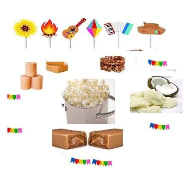 Imagem de Kit Doces para Festa Junina São João Julina-Kit 3 + brinde - Lynx Prod
