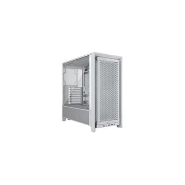 Imagem de Gabinete Corsair Frame 4000D RS, Mid Tower, ATX, Lateral em Vidro, Modular High, Airflow, 3x FANs, Branco - CC-9011313-WW