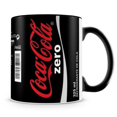 Imagem de Caneca Personalizada Coca-Cola Zero - 325ml em Cerâmica - Amo Canecas