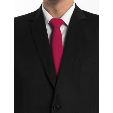 Imagem de Kit com 10 gravatas rosa pink oxford, casamentos, padrinhos, congresso