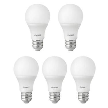 Imagem de 5 Lampada Led 15w Bulbo Bivolt E27 6500k Branco Frio Branco-frio - AVA