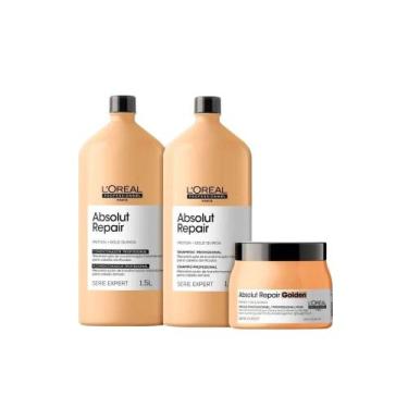 Imagem de L'Oréal Professionnel Absolut Repair Gold Quinoa Tratamento Kit Trio T