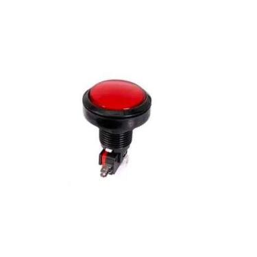 Imagem de BOTAO ARCADE FLIPERAMA ILUMINADO 45mm - VERMELHO