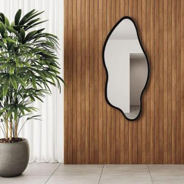 Imagem de Espelho Orgânico 135x63,5cm Moldura Mdf Mana Euronobre