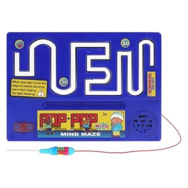 Imagem de Jogo de Mesa Infantil Passa Passa Eletrizante, Plástico, 25x20x15 cm, Interativo com Luz e Som, 2-4 Jogadores, 4 Anos ou Mais (Azul)