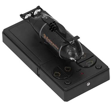 Imagem de Domary Submarino de Controle Remoto, Luzes LED, Motores Duplos, Rotação Direita para Frente à Esquerda, Interruptor de Mergulho Portátil, Adequado para Crianças Com Mais de 8 Anos (Com (Preto)