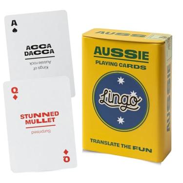 Imagem de Aussie Lingo Playing Cards in Wayfarer Tin Box | Travel Flashcards | Learn Aussie Slang Vocabulary in A Fun & Easy Way | 52 Essential Translations