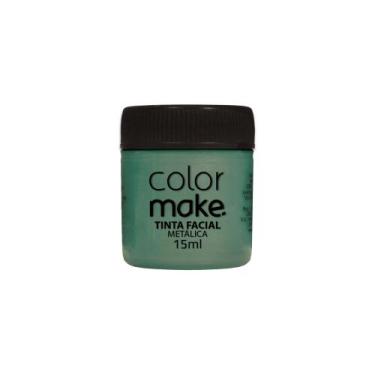 Imagem de Tinta Liquida Metálica 15ml Maquiagem artística Halloween Carnaval Esc