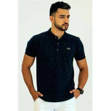 Imagem de Camisa Pau a Pique Polo estampada Azul Marinho