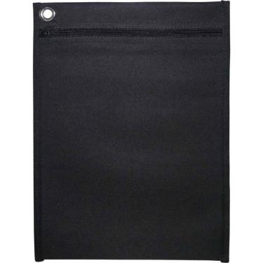 Imagem de Pasta Malote Nylon 25X35Cm Preta Vertical - Reflex Pct/03