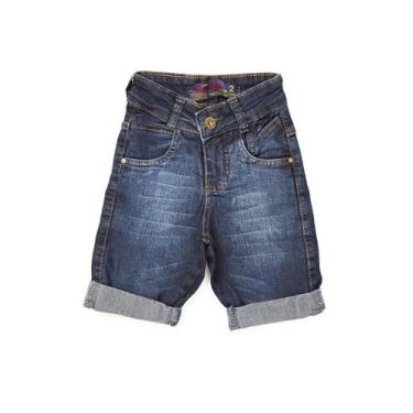 Imagem de Bermuda Jeans Bebê Tamanho 1-3 - King Boy, 1