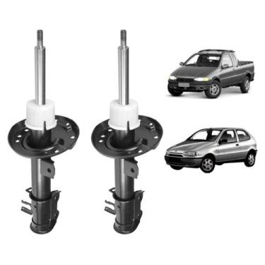 Imagem de Amortecedor Dianteiro Direito+Esquerdo Fiat Palio 1998 A 2001 Nakata, 