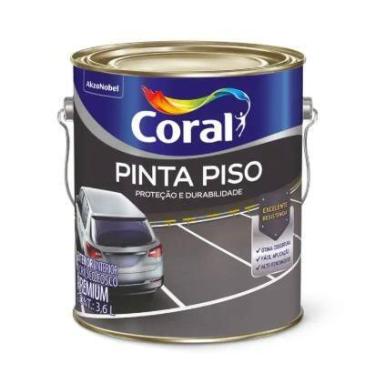 Imagem de Tinta Acrilico Fosco Pinta Piso Cinza Medio 3.6l - Coral