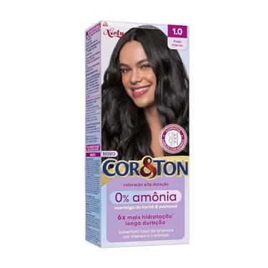 Imagem de Tintura Cor&Ton Sem Amônia 1.0 Preto Azul