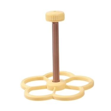 Imagem de WeiLaiKeQi Brinquedo para pássaros, brinquedo interativo giratório para pássaros, moinho de vento para periquitos, calopsitas de janela, Amarelo