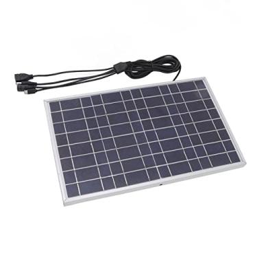 Imagem de GLOGLOW Carregador Solar USB, Painel Solar Monocristalino Com Saída de 8V 15W para Viagens, Prolonga a Vida útil da Bateria, Portátil para Acampamento Ao Ar Livre