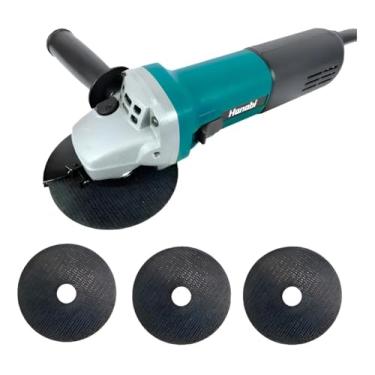 Imagem de Hanabi Lixadeira Angular Esmerilhadeira Politriz 220V Lixadeira 880W Profissional 4.1/2 115mm 11000rpm com Empunhadura Auxiliar