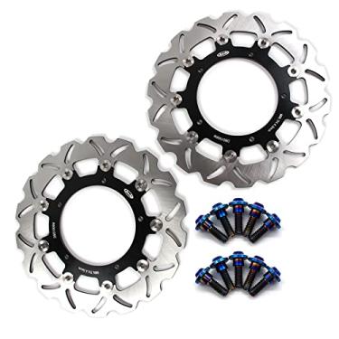 Imagem de Discos de freio dianteiro Arashi Rotores com parafusos de montagem para Yamaha YZF R6 2003-2004, MT03 06-11, YZF R7 2022, FZ-09 14-17, MT09 14-15 ABS 14-20, MT-09 2021, XSR9000 ABS 16 21, XV1700 PC 08