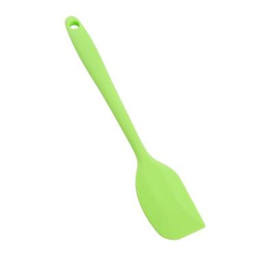 Imagem de Espátula de silicone, colher raspadora flexível de grau alimentício, utensílios de cozinha, ferramenta de mistura para assar e cozinhar (verde)