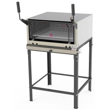 Imagem de Forno Industrial Progás Prp-770 G2 125l A Gás Inox Com Pedra Refratária E Cavalete P45093