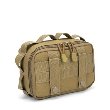 Imagem de Bolsa tática para cinto, bolsa de cintura de nylon, carteira militar universal para uso ao ar livre, bolsas pequenas para ferramentas