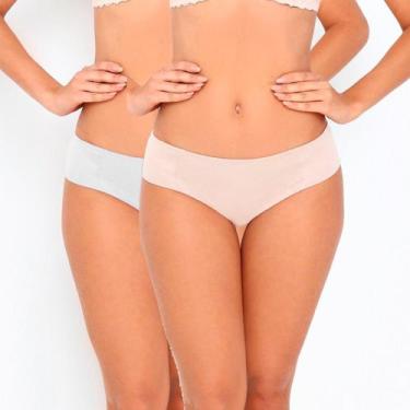 Imagem de Kit/2 Calcinha Love Secret 819302 Laterais Confort Algodão T. P/GG, M,