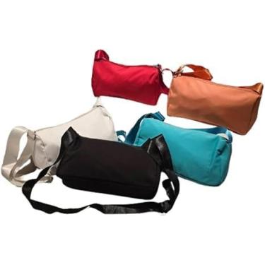Imagem de Bolsa Transversal Feminina com Alça Grossa – Bolsa Casual para Trabalho, Viagem e Passeios | Material Resistente e Espaço Interno Amplo | Preto