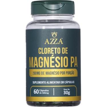 Imagem de Azza, Cloreto de magnésio P.A., Magnésio 260mg, Suplemento alimentar, 60 cápsulas rígidas • 30 doses, Verde