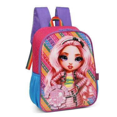 Imagem de Mochila De Costas Infantil Escolar Rainbow High Luxcel