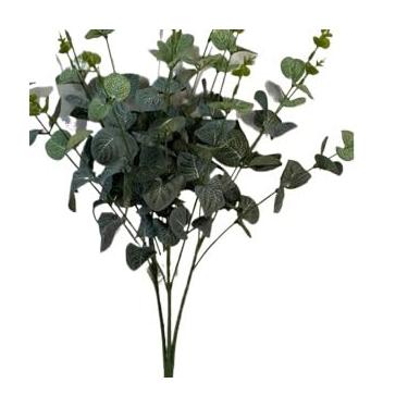 Imagem de Bambu Artificial, Bambu Da Sorte Natural, Eucalípto Artificial Verde, 45cm(Verde Fosco,Kit com 2)