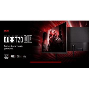 Imagem de Monitor Gamer Pcyes Quartzo Q10 23.8 Full Hd 75Hz 5Ms Hdmi