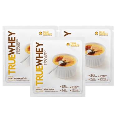 Imagem de 3x Sachê True Whey Proteína Vanilla Creme Brulee True Source 32g