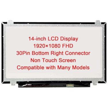 Imagem de Lenboes N140HGE-EAA N140HGE-EA1 NT140FHM-N41 B140HTN01.2 B140HAN01.3 B140HAN01.1 B140HAN02.1 B140HAN02.4 35.6 cm FHD 1920X1080 Tela LCD IPS de 30 pinos de substituição para tela LED (FHD sem toque com