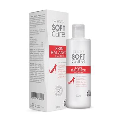 Imagem de Skin Balance Shampoo 300mL - Soft Care Linha Dermato By Pet Society - Shampoo que equilibra a oleosidade, controla a descamação e reduz o ressecamento da pele e pelagem de cães e gatos