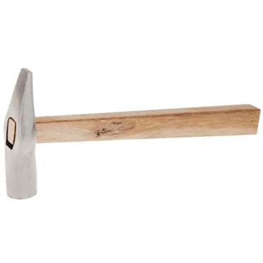 Imagem de barenx Cabeça de ferramenta formadora de joias e reparo martelo rebitador cabo de madeira L