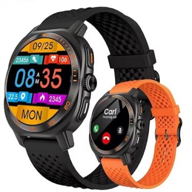 Imagem de Aurafit Smartwatch Relógio inteligente Masculino, Tela AMOLED, ChatGPT, Relogio Inteligente, 150+ Modos Esportivos, Chamadas Bluetooth, 3ATM a Prova d'Agua Compatível com iOS e Android, 2 Pulseiras