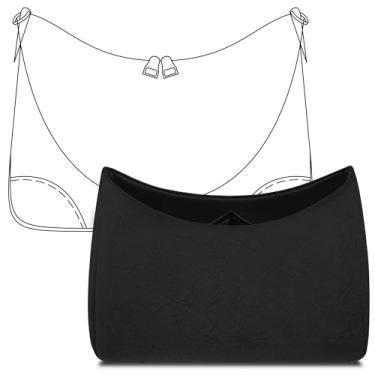 Imagem de FANJI Project Inserção organizadora de bolsa para LV Boulogne, ajuste personalizado interno premium, preto fosco, leve, resistente à água, acessórios para inserção de bolsa
