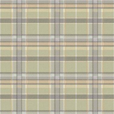 Imagem de Papel de Parede Botany House Xadrez Verde Claro 15575